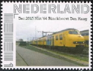 personalised stamp of The Netherlands with trains, trams, stations etc